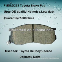 OE quality Toyota Van Wagon front brake pad D263